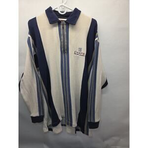 Vintage Chaps Ralph Lauren Sweater Shirt Long Sleeve Colorblock Mens M